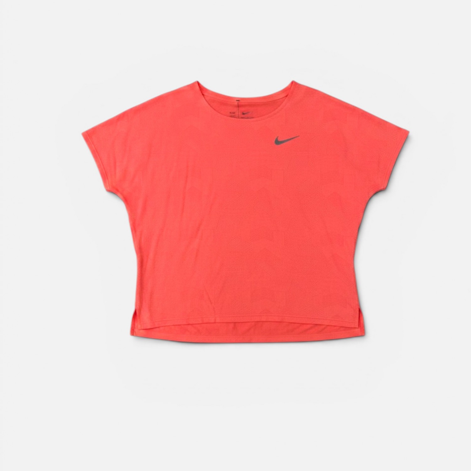 Nike Γυναικείο Dri-FIT Running T-Shirt Κοραλί L